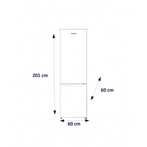 Frigorifico combi Saivod Total No Frost - CC20160NFWD Blanco