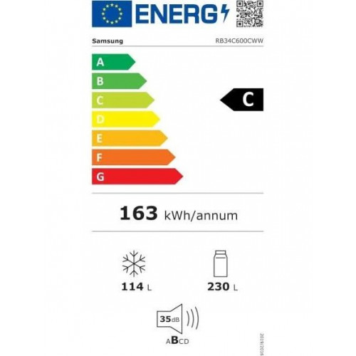 Frigorífico Combi Samsung RB34C600CWW/EF