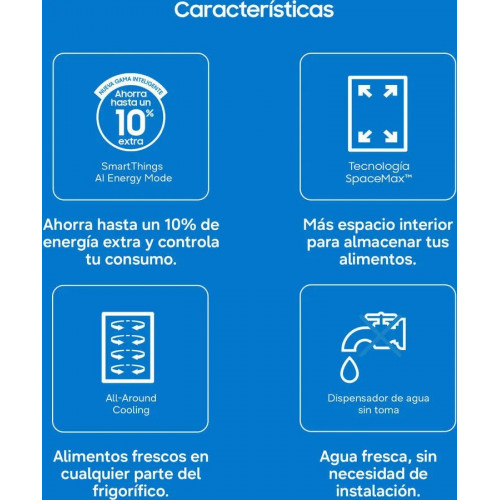Frigorífico Combi Samsung RB34C632DSA/EF