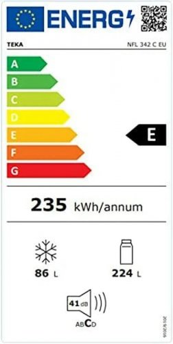 Frigorífico Combi Teka NFL 342 WH Blanco