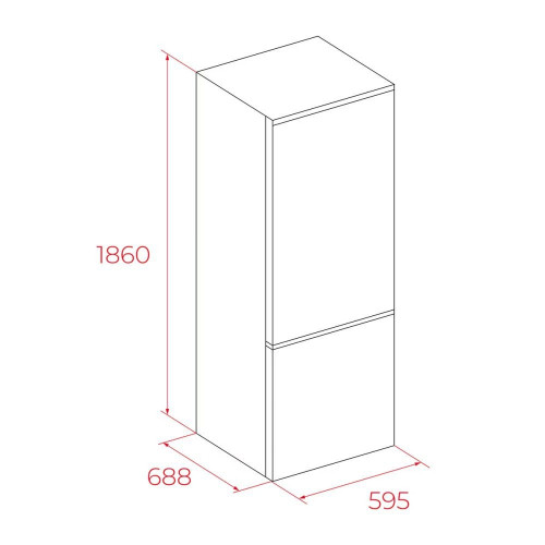 Frigorífico Combi Teka Total No Frost - RBF 64650 SS