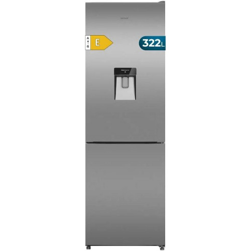 Frigorífico Combi Total No Frost de 322L Bolero CoolMarket Combi 322i WD Inox E. 185,5x59,5cm Cecotec