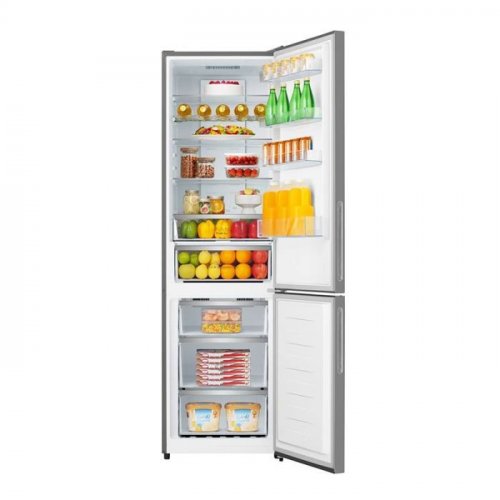 Frigorífico Combi Total No Frost HISENSE 336L 200cm Cristal Blanco Clase D