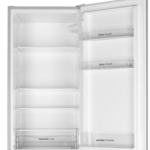 Frigorífico Combi VOK 244L - 180cm, Cíclico, Cajón Fresh, Puertas Reversibles, Luz LED, Inox, EVR-244DEI