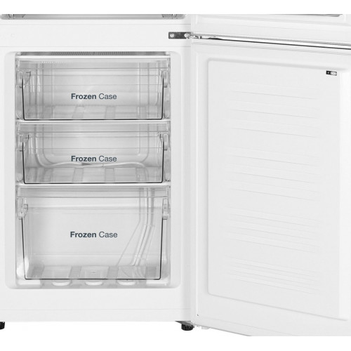 Frigorífico Combi VOK 244L - 180cm, Cíclico, Cajón Fresh, Puertas Reversibles, Luz LED, Inox, EVR-244DEI