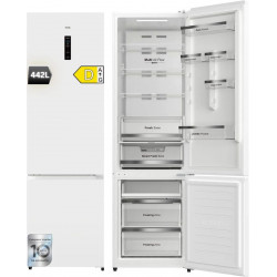 Frigorífico combi vok 442l clase d – 224 kwh/año No-frost inverter 37db