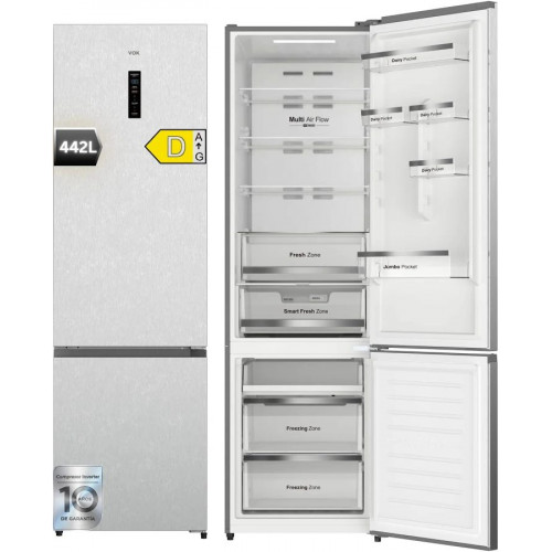 Frigorífico combinado Vok Evr-442NDICP Compresor inverter No Frost