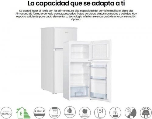 Frigorifico Dos Puertas Infiniton FG-151D12BEV