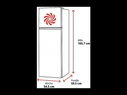 Frigorífico Dos puertas Midea MDRT385MTE01