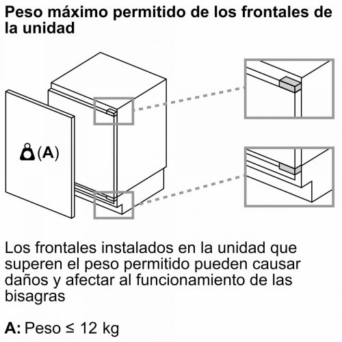 Frigorífico integrado Balay 3KUE037S