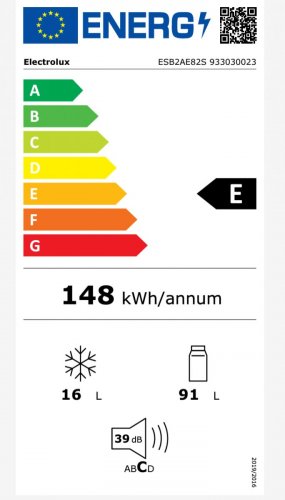 Frigorífico integrado Electrolux ESB2AE82S