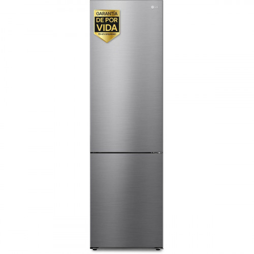 FRIGORIFICO LG ACERO 203 CM CLASE B INVERTER