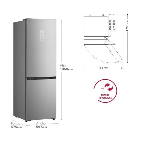 Frigorífico LG GBBSJ11EPY E INOX