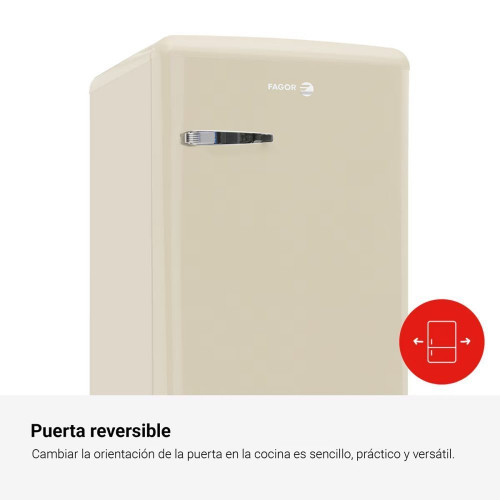 Frigorífico Mini Fagor frio estático - 3FFV-855BG Beige