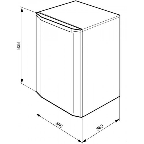 Frigorífico Smeg FS08EW