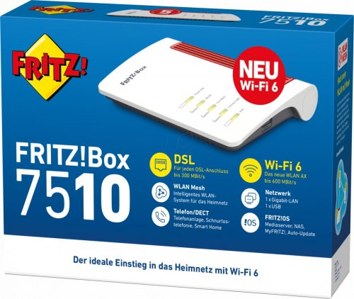 FRITZ!Box 7510 con módem VDSL/ADSL2+