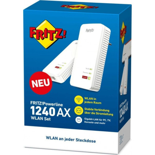 FRITZ! Powerline 1240 AX WLAN Set