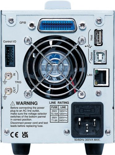 Fuente de alimentación de laboratorio, 0 - 20 V, 0 - 5 A, 100 W,