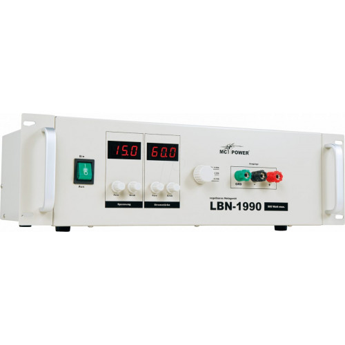 Fuente de alimentación de laboratorio, 0-60 V, 0-60 A, ra