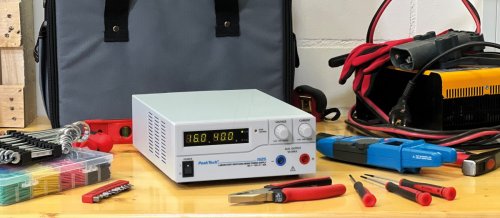 Fuente de alimentación de laboratorio, 1 – 16 V, 0