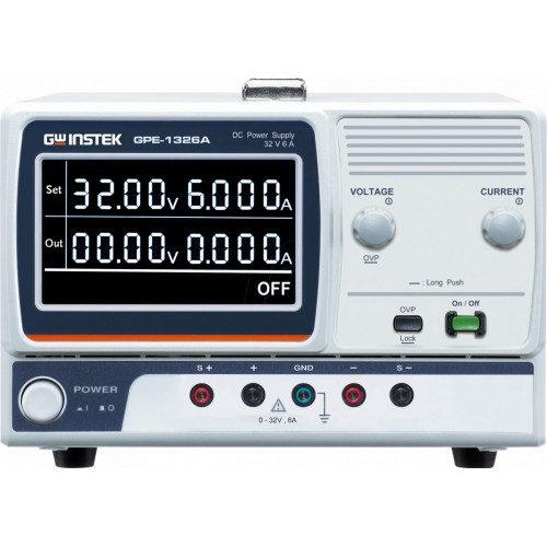 Fuente de alimentación de laboratorio, 192 W, 0 - 32 V, 0