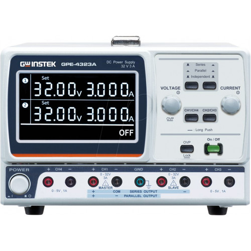 Fuente de alimentación de laboratorio, 212 W, 0 - 32 V, 0