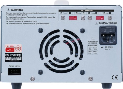 Fuente de alimentación de laboratorio, 212 W, 0 - 32 V, 0