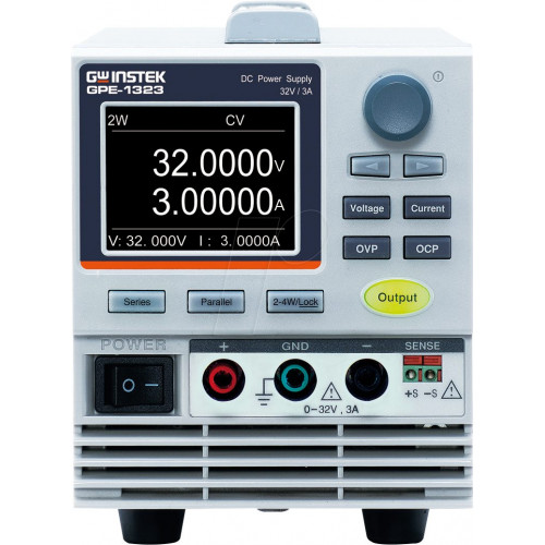 Fuente de alimentación de laboratorio, 96 W, 0 - 32 V, 0