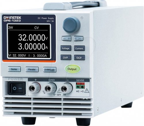 Fuente de alimentación de laboratorio, 96 W, 0 - 32 V, 0