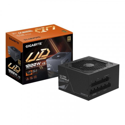 Fuente de Alimentación GIGABYTE 1000W 80 PLUS Gold UD1000GM PG5 V2 Modular PCIe Gen 5.1 ATX 3.1