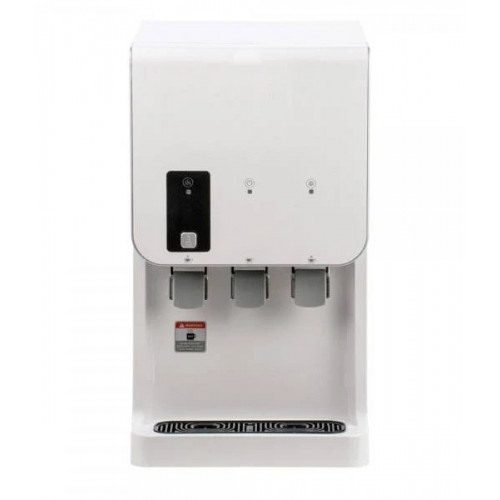 Fuente dispensador de agua descalcificador y osmosis inversa de sobremesa con agua caliente