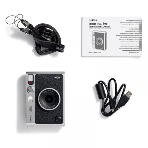 Fujifilm Instax Mini Evo Cámara Instantánea Negra