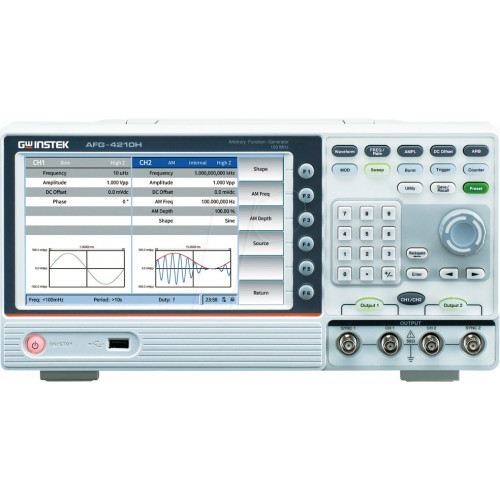 Function generator, arbitrary, dual-channel, 1 µHz, 25 MHz