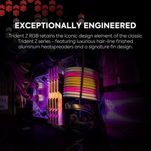 G.Skill Trident Z RGB 16GB Kit DDR4-3200 CL16 (F4-3200C16D-16GTZR)