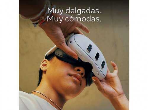 Gafas de realidad virtual - Meta Quest 3, 512 GB, Resolución 4K, Blanco