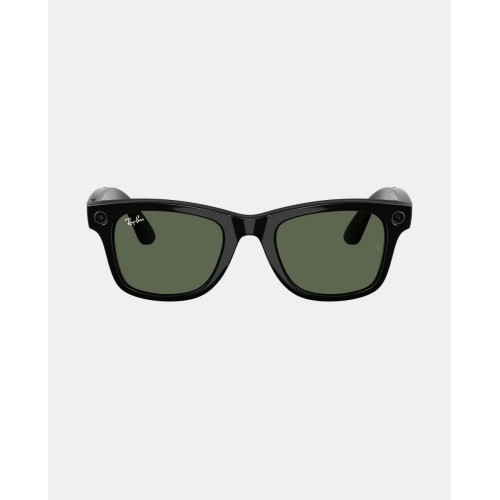 Gafas de sol inteligentes con IA RW4012 WAYFARER unisex cuadrada en inyectado Negro