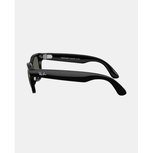 Gafas de sol inteligentes con IA RW4012 WAYFARER unisex cuadrada en inyectado Negro