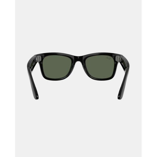 Gafas de sol inteligentes con IA RW4012 WAYFARER unisex cuadrada en inyectado Negro
