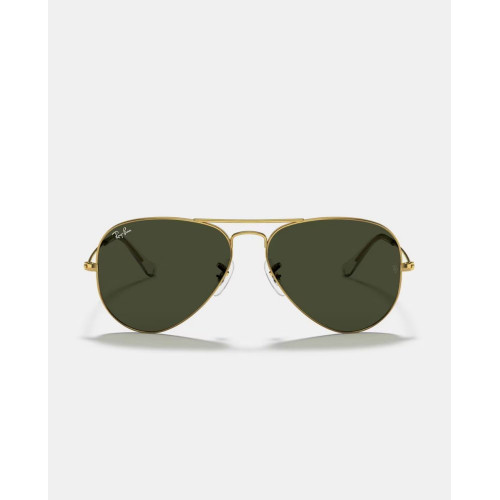 Gafas de sol RB3025 AVIATOR LARGE METAL unisex piloto en metal Oro