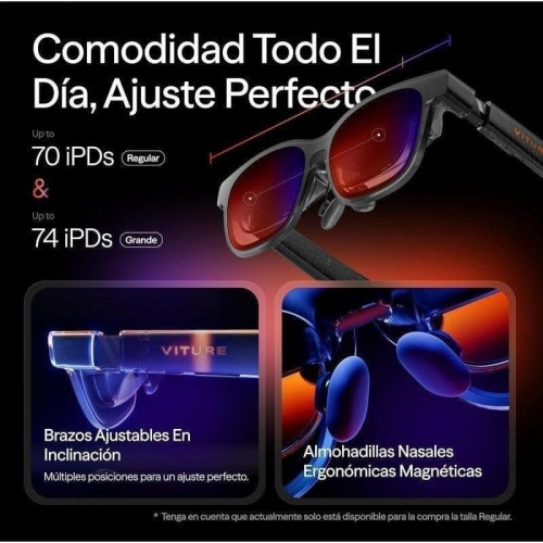 Gafas XR VITURE Luma Pro Pantalla 152