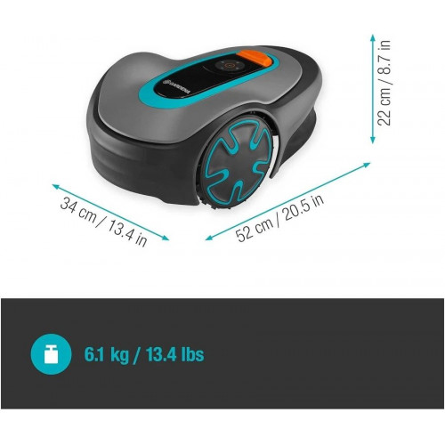 Gardena Robot Cortacésped sileno minimo 250m²
