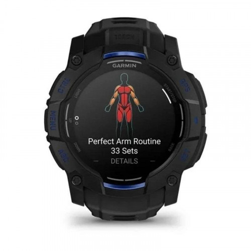 Garmin Instinct 3 Bluetooth GPS 45mm AMOLED Negro Azul Resistencia al Agua 10ATM SpO2 Pulsómetro