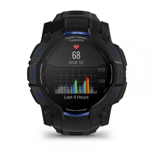 Garmin Instinct 3 Bluetooth GPS 45mm AMOLED Negro Azul Resistencia al Agua 10ATM SpO2 Pulsómetro
