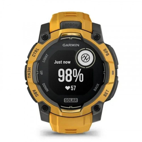 Garmin Instinct 3 GPS Bluetooth 45mm Power Glass Amarillo Talla Única Resistencia Agua 10ATM SpO2 Pulsómetro