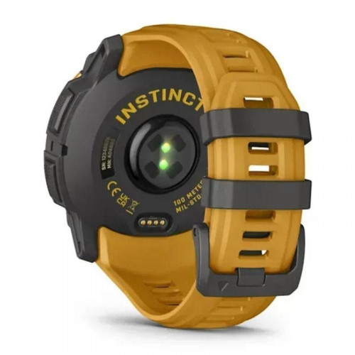Garmin Instinct 3 GPS Bluetooth 50mm Power Glass Amarillo Talla Única Resistencia Agua 10ATM SpO2 Pulsómetro