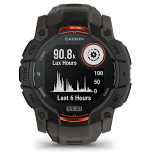 Garmin Instinct 3 Solar GPS Bluetooth 50mm MIP Negro Resistencia al Agua 10ATM SpO2 Pulsómetro