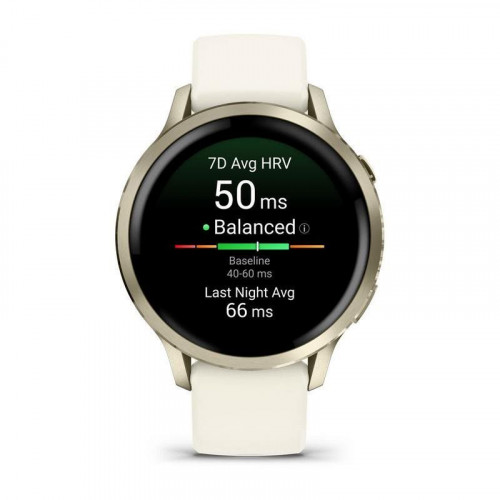 Garmin Venu 4 Bluetooth GPS 41mm AMOLED Blanco Resistencia Agua 5ATM Pulsómetro SpO2 L