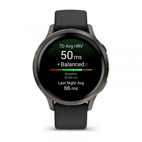 GARMIN Venu 4 Bluetooth GPS 41mm AMOLED Negro Resistencia Agua 5ATM Pulsómetro SpO2 Monitor de Sueño