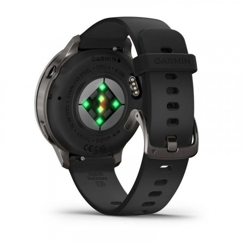 GARMIN Venu 4 Bluetooth GPS 41mm AMOLED Negro Resistencia Agua 5ATM Pulsómetro SpO2 Monitor de Sueño
