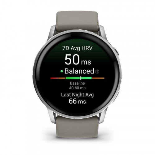 GARMIN Venu 4 Bluetooth GPS 45mm AMOLED Gris Resistencia Agua 5ATM Pulsómetro SpO2